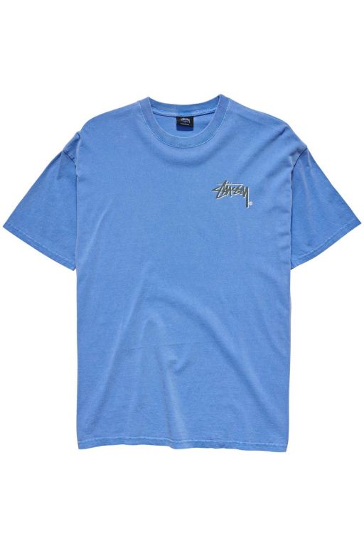 Stussy Mens Shadow Stock SS T Shirt Blue - GJLIT0928